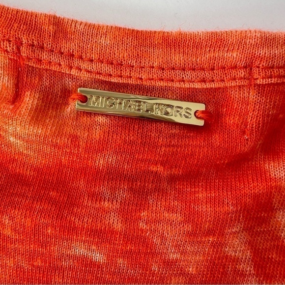 Michael Kors Orange Tie-Dye Women's Dress - Picture 10 of 13